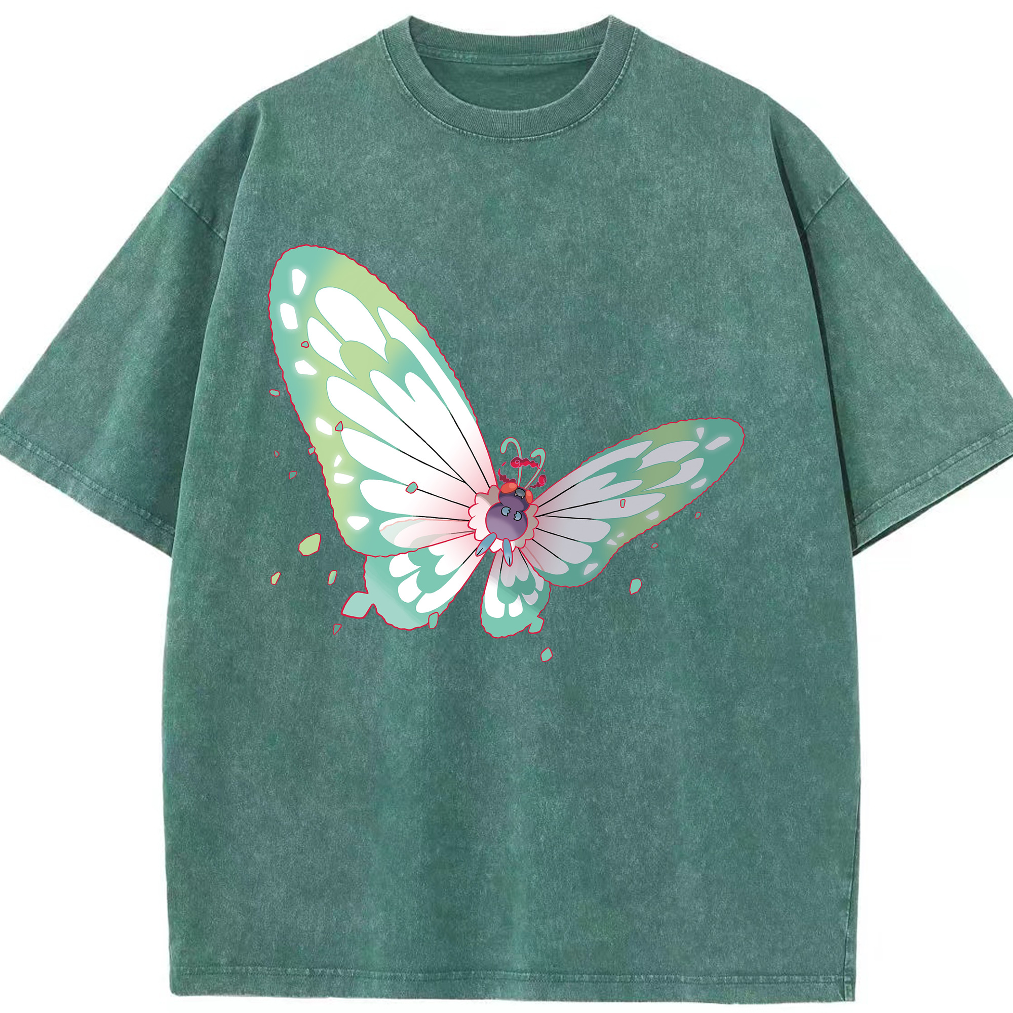 （画像用） ポケットモンスター Pokémon 綿100% ヴィンテージ風 半袖Tシャツ（フロントプリント）